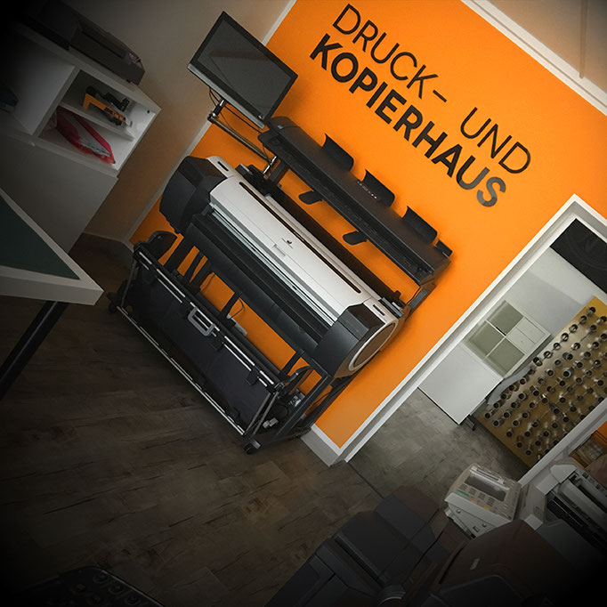 Kopien und Drucke bis DIN A0, Schwarz/Weiß und Farbe